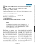 Báo cáo y học: "Tilescope: online analysis pipeline for high-density tiling microarray dat"