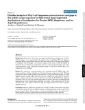 Báo cáo y học: "Detailed analysis of 15q11-q14 sequence corrects errors and gaps in the public access sequence to fully reveal large segmental duplications at breakpoints for Prader-Willi, Angelman, and inv dup(15) syndromes"