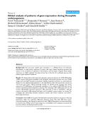 Báo cáo y học: "Global analysis of patterns of gene expression during Drosophila embryogenesis"