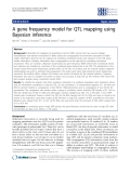 Báo cáo sinh học: "A gene frequency model for QTL mapping using Bayesian inference"