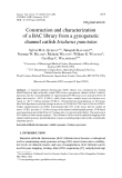 Báo cáo sinh học: "Construction and characterization of a BAC library from a gynogenetic channel catﬁsh Ictalurus punctatus"