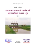 Giáo trình quy hoạch và thiết kế hệ thống thủy lợi - Chương mở đầu