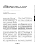 Báo cáo y học: "The dosage-compensation complex in flies and humans"