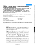 Báo cáo y học: "Discovery of estrogen receptor α target genes and response elements in breast tumor cells"