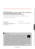 Báo cáo y học: "Tracking the genetic imprints of lost Jewish tribes among the gene pool of Kuki-Chin-Mizo population of India"