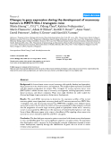 Báo cáo y học: "Changes in gene expression during the development of mammary tumors in MMTV-Wnt-1 transgenic mice"