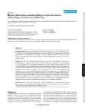 Báo cáo y học: "Biased alternative polyadenylation in human tissues"