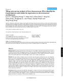 Báo cáo y học: "Tiling microarray analysis of rice chromosome 10 to identify the transcriptome and relate its expression to chromosomal architecture"