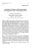 Báo cáo sinh học: "Phenotypic plasticity of body pigmentation in Drosophila: Analysis of factors affecting length of competitive life of jumping horses"