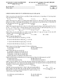 ĐỀ THI THỬ TỐT NGHIỆP NĂM HỌC 2008-2009 MÔN VẬT LÝ - Mã đề thi 486