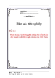 Luận văn:Thực trạng và những giải pháp chủ yếu nhằm đẩy mạnh xuất khẩu gia vị của của Việt Nam