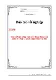 Đề tài: Một số Biện pháp thúc đẩy hoạt động xuất khẩu ở Công ty xuất nhập khẩu Hà Tây