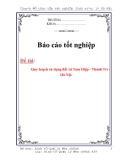 Đề tài: Quy hoạch sử dụng đất xã Tam Hiệp - Thanh Trì - Hà Nội