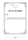 Luận văn:Phương hướng và giải pháp thúc đẩy xuất khẩu hàng thuỷ sản của Ngành thuỷ sản Việt nam vào thị trường Mỹ .