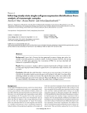 Báo cáo y học: "inferring steady state single-cell gene expression distributions from analysis of mesoscopic samples"