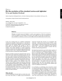 Báo cáo y học: "On the evolution of the standard amino-acid alphabet"