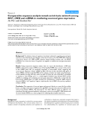 Báo cáo y học: "Comparative sequence analysis reveals an intricate network among REST, CREB and miRNA in mediating neuronal gene expression"