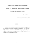 Báo cáo nghiên cứu khoa học đề tài " NGHIÊN CỨU SỰ TẠO PHỨC ĐA-LIGAN TRONG HỆ  Ho(III) - 4- (2- PYRIDYLAZO) - REZOXIN (PAR) - CCl3COOH  BẰNG PHƯƠNG PHÁP TRẮC QUANG "