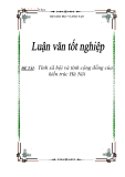 ĐỀ TÀI:   Tính xã hội và tính cộng đồng của kiến trúc Hà Nội