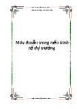 Mâu thuẫn trong nền kinh tế thị trường