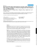 Báo cáo y học: "Developmental stage related patterns of codon usage and genomic GC content: searching for evolutionary fingerprints with models of stem cell differentiation"