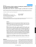 Báo cáo y học: "On the functions of the h subunit of eukaryotic initiation factor 3 in late stages of translation initiation"