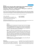 Báo cáo y học: " Evidence for common short natural trans sense-antisense pairing between transcripts from protein coding genes"