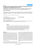 Báo cáo y học: "Singular value decomposition-based regression identifies activation of endogenous signaling pathways in vivo"