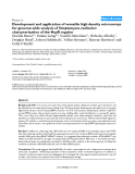 Báo cáo y học: "Development and application of versatile high density microarrays for genome-wide analysis of Streptomyces coelicolor: characterization of the HspR regulon"