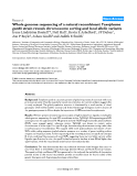 Báo cáo y học: "Whole genome sequencing of a natural recombinant Toxoplasma gondii strain reveals chromosome sorting and local allelic variants"