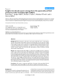 Báo cáo y học: "nsights into female sperm storage from the spermathecal fluid proteome of the honeybee Apis mellifera"