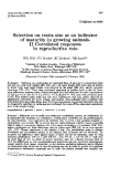 Báo cáo sinh học: "Selection on testis size as an indicator of maturity in growing animals. II Correlated responses in reproductive rate"