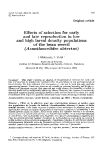 Báo cáo sinh học: " Effects of selection for early and late reproduction in low and high larval density populations of the bean weevil"