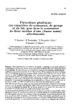 Báo cáo sinh học: "Paramètres génétiques des caractères de croissance, de gavage et de foie gras dans le croisement de deux souches d’oies (Anser anser) sélectionnées"