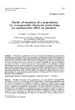 Báo cáo sinh học: " Model of invasion of a population by transposable elements presenting an asymmetric effect in gametes"