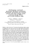 Báo cáo sinh học: "Multivariate restricted maximum likelihood estimation of genetic parameters for growth, carcass and meat quality traits in French Large White and French Landrace pigs A Ducos JP Bidanel V"