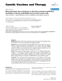 Báo cáo sinh học: "Electroporation by nucleofector is the best nonviral transfection technique in human endothelial and smooth muscle cells"