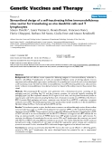 Báo cáo sinh học: " Streamlined design of a self-inactivating feline immunodeficiency virus vector for transducing ex vivo dendritic cells and T lymphocytes"