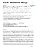 Báo cáo sinh học: "Combined therapy with cyclophosphamide and DNA preparation inhibits the tumor growth in mice"