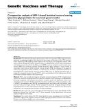 Báo cáo sinh học: "Comparative analysis of HIV-1-based lentiviral vectors bearing lyssavirus glycoproteins for neuronal gene transfer"