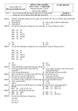 Đề thi trắc nghiệm Vi xử lý - Vi điều khiển