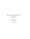Macroeconomic theory and policy phần 1
