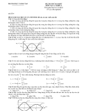  ĐỀ THI THỬ ĐẠI HỌC MÔN VẬT LÝ KHỐI A (ĐỀ 4)