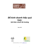 Để kinh doanh hiệu quả hơn - Chuỗi thị trường - Lê Thị Phi 