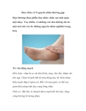 Đau chân và 9 nguyên nhân thường 
