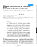 Comparative genomics of gene-family size in closely related bacteria