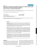 Detection of evolutionarily stable fragments of cellular pathways by hierarchical clustering of phyletic patterns