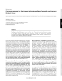 Common ground in the transcriptional profiles of wounds and tumors