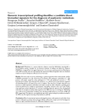 Báo cáo y học: "Genomic transcriptional profiling identifies a candidate blood biomarker signature for the diagnosis of septicemic melioidosis"