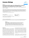 Báo cáo y học: "A blind deconvolution approach to high-resolution mapping of transcription factor binding sites from ChIP-seq data"